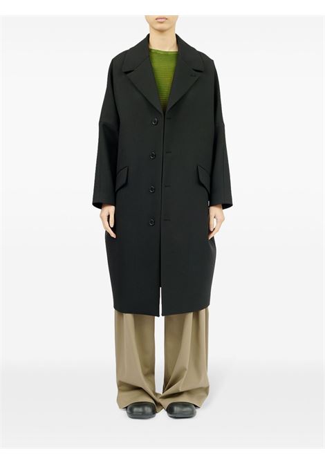 Black single-breasted coat MM6 Maison Margiela - women MM6 MAISON MARGIELA | S52AA0178M35154900